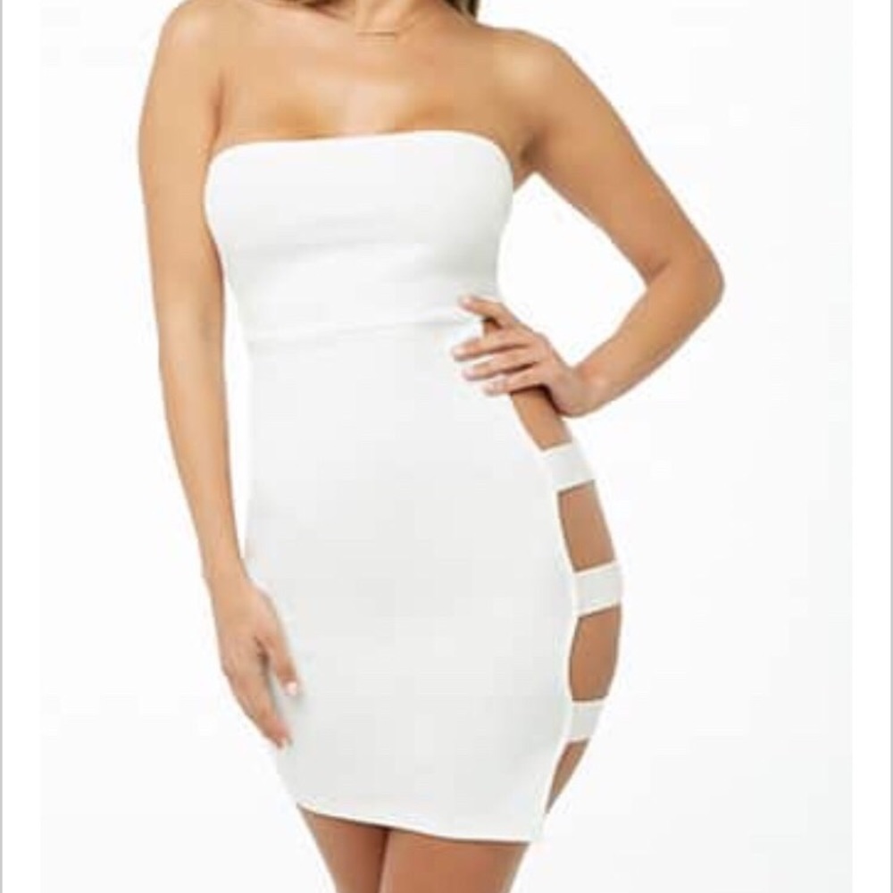Ladder Cutout Tube Dress
